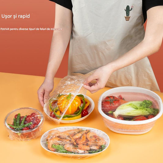 🔥Capac de prospețime de unică folosință, de calitate alimentară, protecție rapidă și simplă a alimentelor