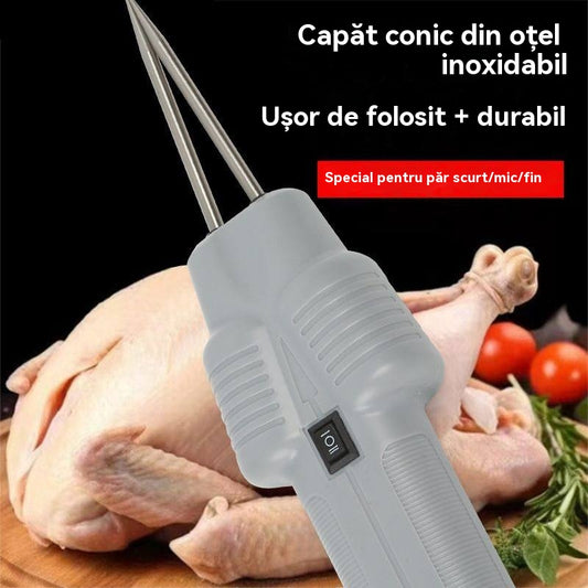 Epilator electric portabil pentru pui, rațe, gâște și păsări de curte (cu încărcare USB)