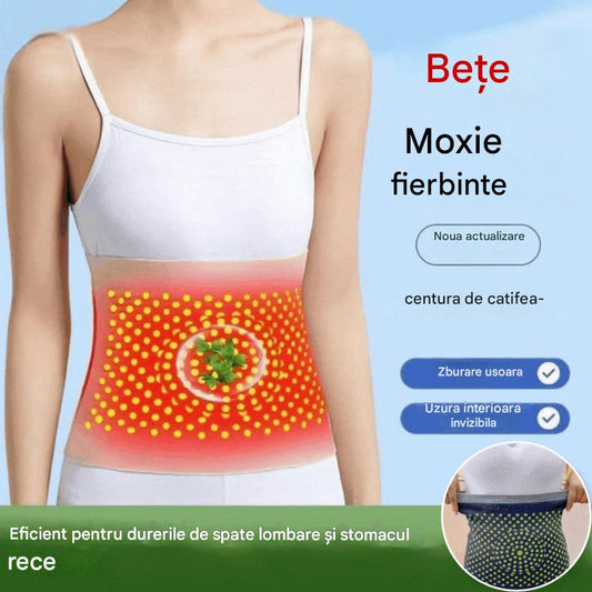 Centură de încălzire cu pelin, încălzește abdomenul și ameliorează disconfortul.