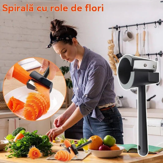 【Cumpără 1, primești 1 gratis】 Unealtă de decojit și sculptat fructe/legume din oțel inoxidabil 304