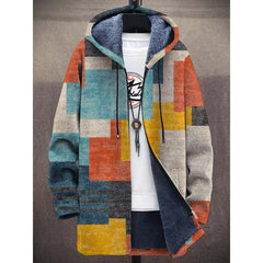 【S-4XL】 Haină bărbatitoare de toamnă-iarnă pentru timp liber, confecționată din lână groasă și catifea