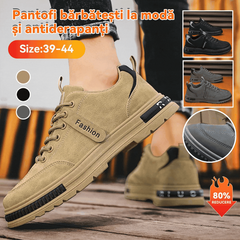 【39-44】Pantofi sport ocazional, din piele moale pentru bărbați