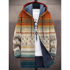 【S-4XL】 Haină bărbatitoare de toamnă-iarnă pentru timp liber, confecționată din lână groasă și catifea