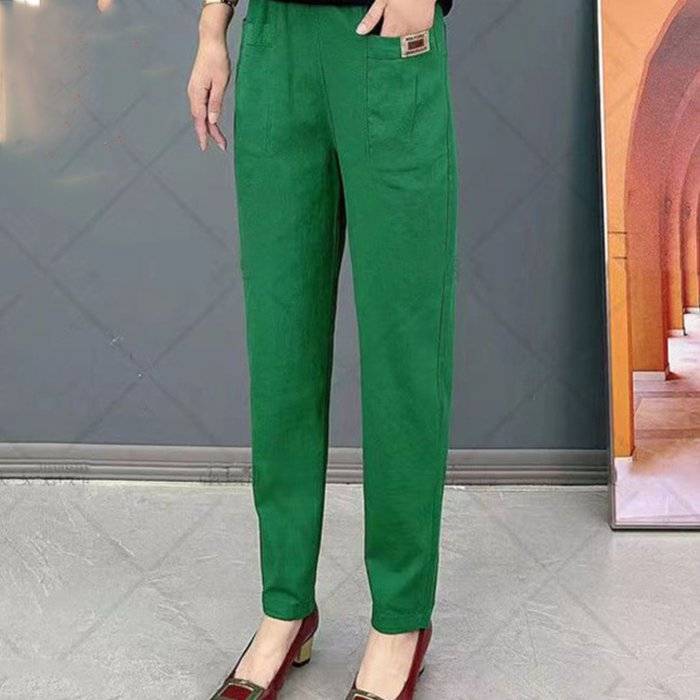 🔥👖【M-6XL】Mamele de vârstă mijlocie și în vârstă, de dimensiuni mari, casual, lejere, în stil nou, poartă pantaloni harem.