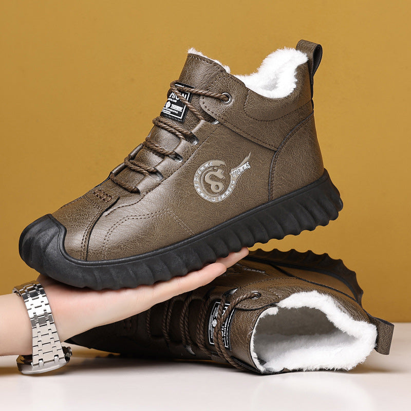 💥50% reducere🔥 Pantofi sport din bumbac pentru bărbați, călduroși, de iarnă