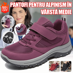 🔥【59% REDUCERE】Pantofi ortopedici anti-alunecare pentru femei, cu suport pentru arc